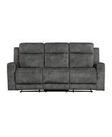 Homelegance White Label Pagosa 80" Double Reclining Sofa