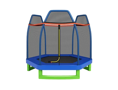 Slickblue 7 Feet Kids Recreational Bounce Jumper Trampoline