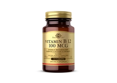 Solgar Vitamin B12, 100 mcg, 100 Tabs