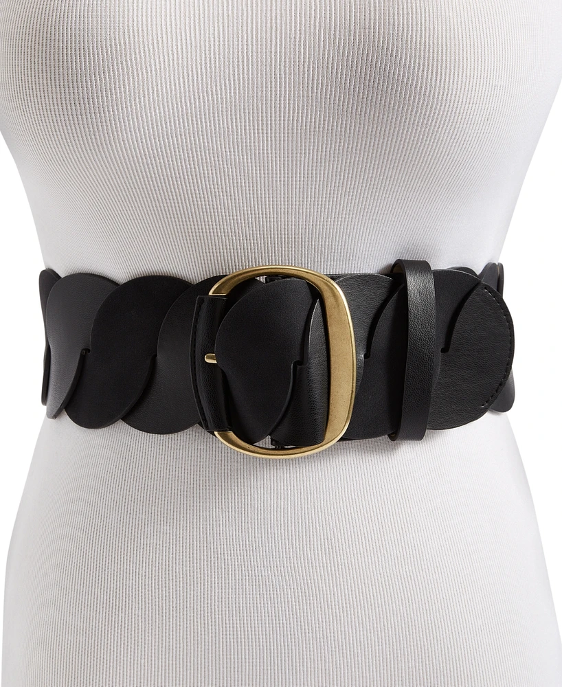 Style & Co Women's Twisted Faux-Leather Belt, Created for Macy's