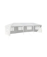 Slickblue Canopy Tent with 5 Removable Sidewalls for Party Wedding