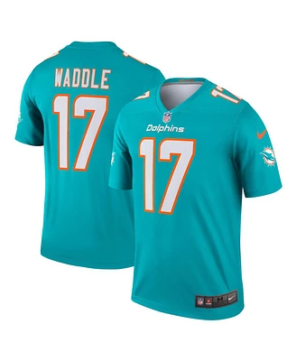 Nike Men's Jaylen Waddle Aqua Miami Dolphins Legend Jersey