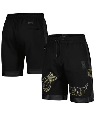 Pro Standard Men's Black Miami Heat Shorts