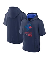 Nike Men's Navy Toronto-Blue Jays 2024 City Connect Short Sleeve Pullover Hoodie