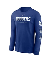 Nike Men's Royal Los Angeles Dodgers Repeater Long Sleeve T-Shirt