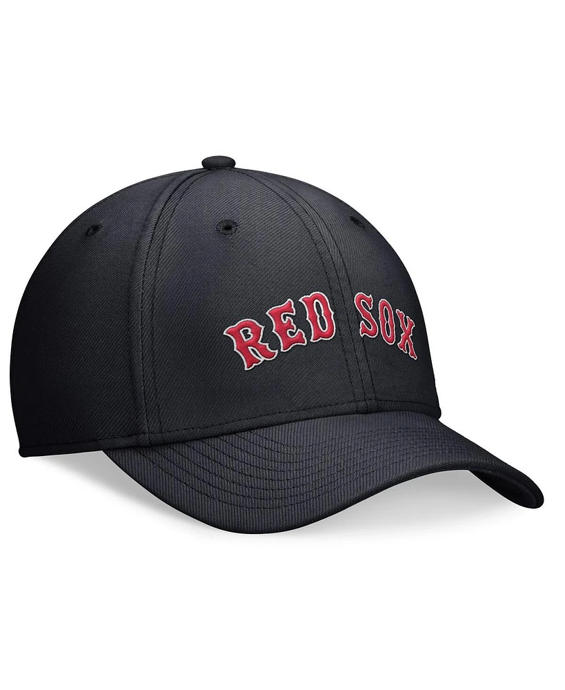 Nike Men's Navy Boston Red Sox Primetime Performance SwooshFlex Hat