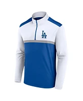 Fanatics Men's Royal Los Angeles Dodgers Unstoppable Quarter-Zip Top