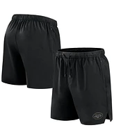 Fanatics Signature Men's Black New York Jets Front Office Woven Shorts