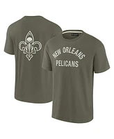 Fanatics Signature Men's and Women's Olive New Orleans Pelicans Elements Super Soft Short Sleeve T-Shirt