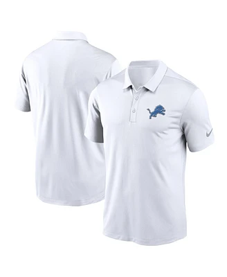 Nike Men's White Detroit Lions Franchise Logo Performance Polo