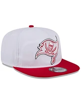 New Era Men's White/Red Tampa Bay Buccaneers 2024 Nfl Training Camp Golfer Snapback Hat