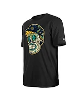 New Era Men's and Women's Black Denver Nuggets Sugar Skull T-Shirt