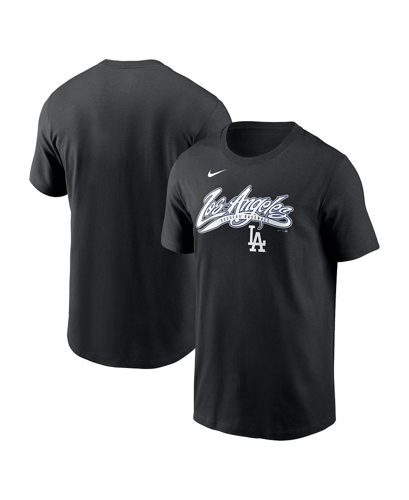 Nike Men's Black Los Angeles Dodgers Local Hometown T-Shirt