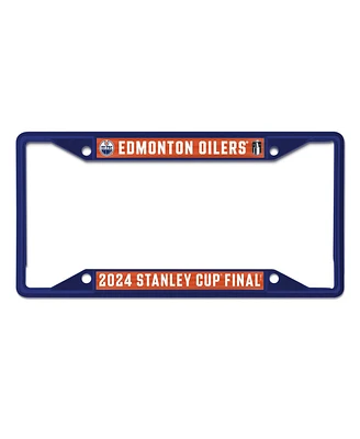 Wincraft Edmonton Oilers 2024 Stanley Cup Final Laser Cut License Plate Frame