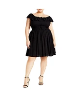 City Chic Women's Tahitian Dress