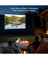 Yescom 120" Portable Detachable Projector Screen with Stand Movie Projection 16:9 Hd 1.1 Gain