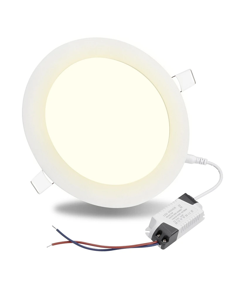 Yescom 9W Led Flush Mount Ceiling Light Round Flood Down Bright Light W/ Driver