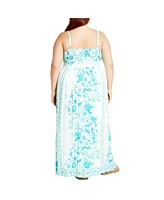 City Chic Plus Pretty Thing Maxi Dress