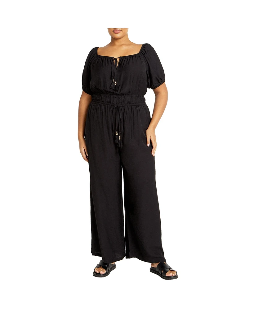 City Chic Plus Erica Jumpsuit