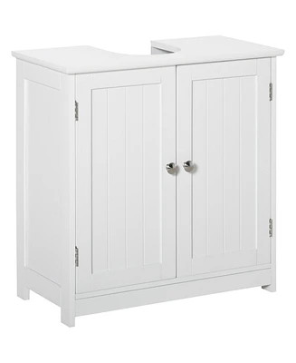 Kleankin Pedestal Sink Storage Cabinet, Sink Bathroom Cabinet