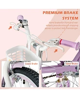 Gymax 18'' Kids Bike Toddlers Freestyle Adjustable Bicycle w/ Training Wheels
