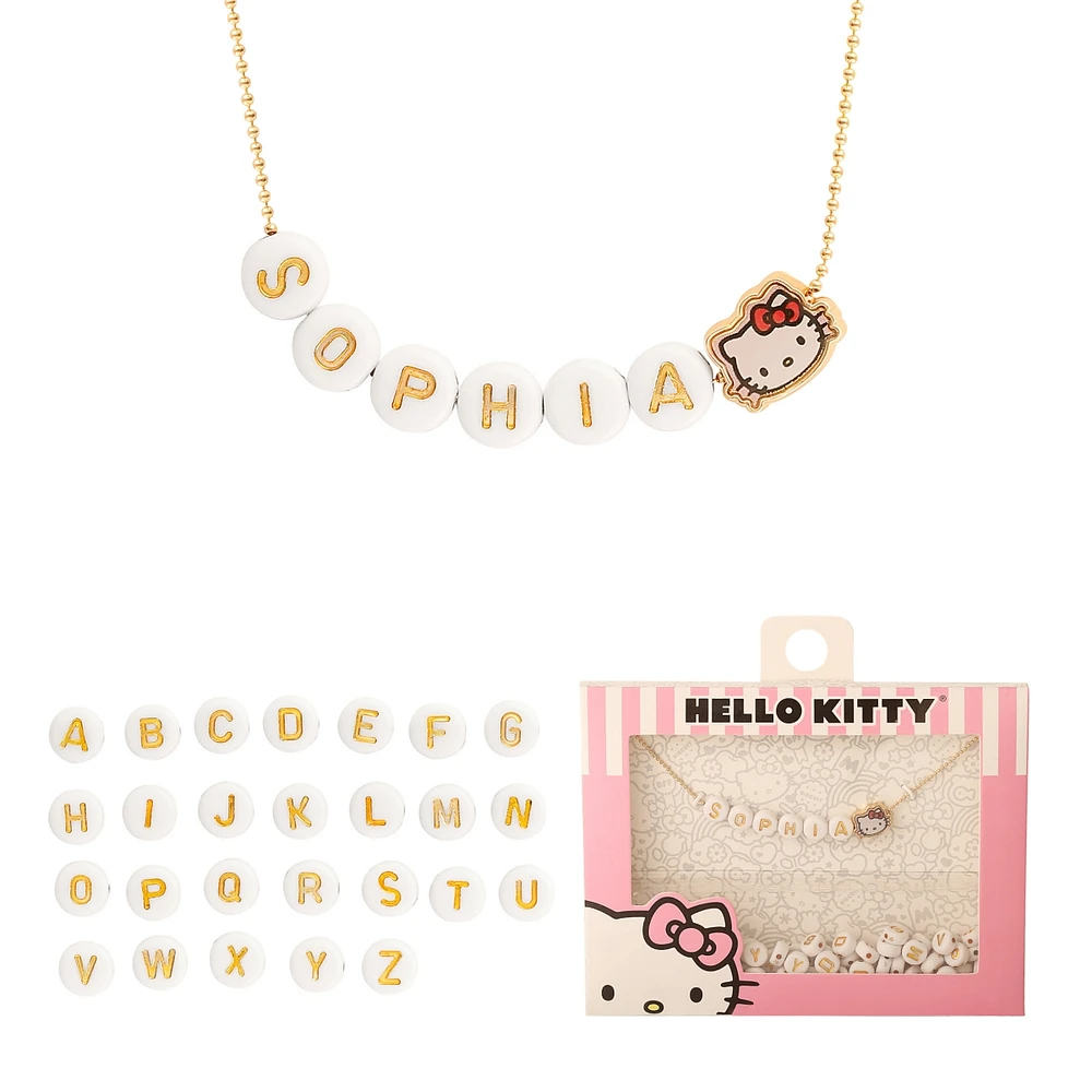 Hello Kitty Sanrio Diy Word Bead Necklace