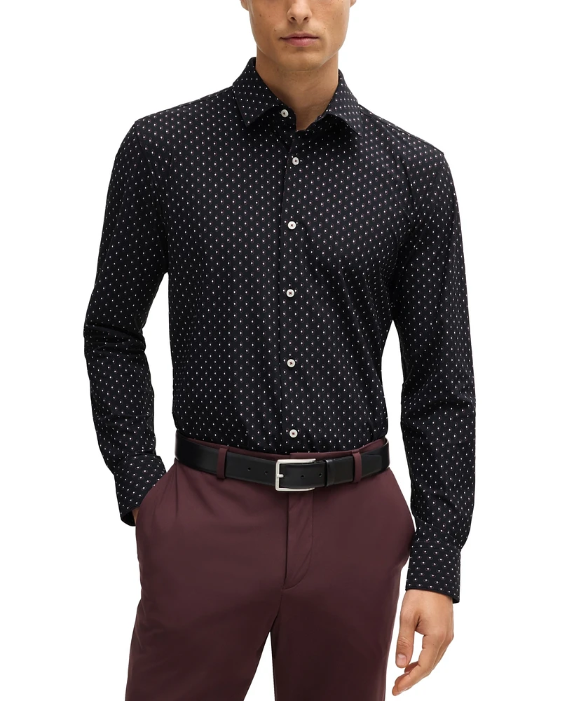 Boss by Hugo Boss Men's Slim-Fit Performance Dress Shirt