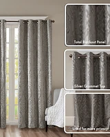 SunSmart Mirage Knitted Jacquard Damask Total blackout curtains for bedroom
