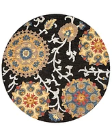 Safavieh Blossom Ii BLM401 4'x4' Round Area Rug