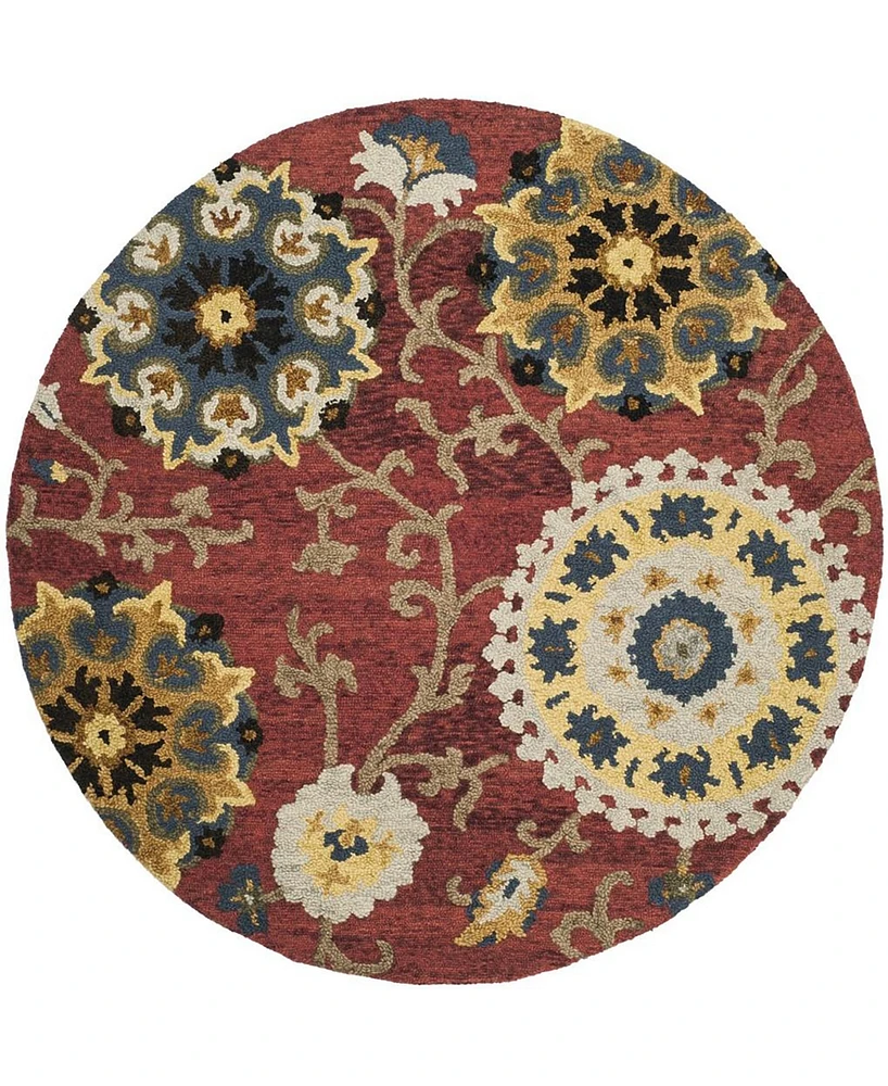 Safavieh Blossom Ii BLM401 6'x6' Round Area Rug