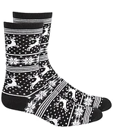 Holiday Lane Women's Crew Socks, Created for Macy's