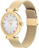 Coach Women's Cary Gold-Tone Stainless Steel Watch Set 34mm