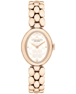 Coach Women's Carnation Gold Tone Sammy Watch 22.5mm