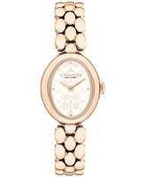 Coach Women's Carnation Gold Tone Sammy Watch 22.5mm