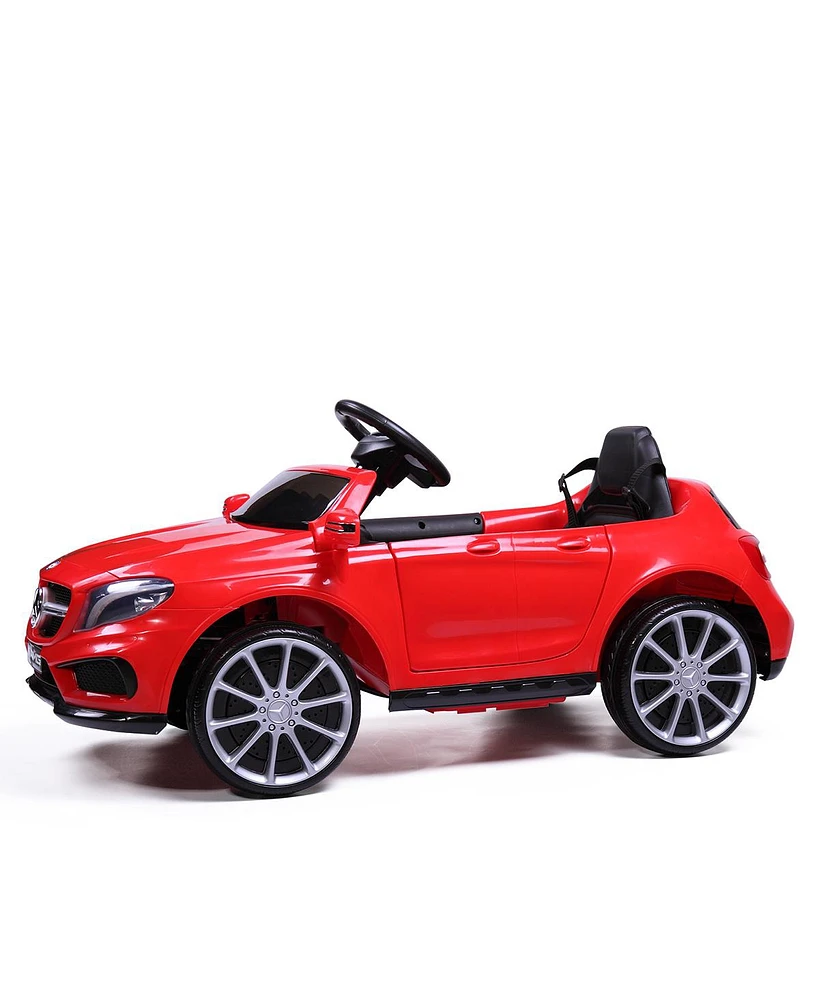 Simplie Fun Mercedes-Benz Licensed Red Electric Ride-On Car with Remote Control