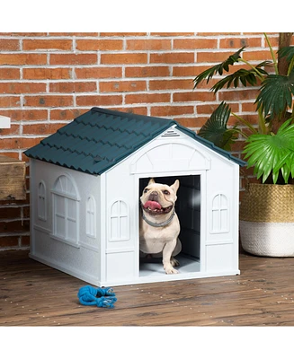 Simplie Fun Cozy and Stylish Small Dog House All-Weather Protection, Easy Assembly, Cute as a Button