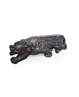 Exquisite Leopard Bench Antique Copper Oasis for Your Patio