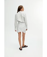 Nocturne Women's Striped Shirt Dress