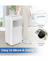 Slickblue Portable Air Conditioner Cools 250 Sq.Ft-6000 Btu