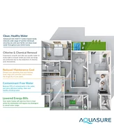 Aquasure Signature Elite 72,000 Grains Whole House Water Treatment System with Fine Mesh Resin & 75 Gpd Ro Filtration for 4-6 bathrooms (As