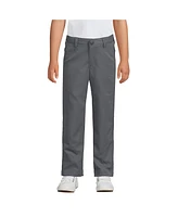 Lands' End Big Boys Husky School Uniform Iron Knee Active Performance Chino Pants