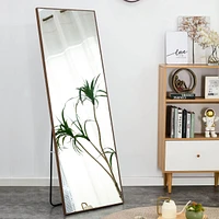 Eco-Friendly Solid Wood Vanity Mirror with Hd Explosion-Proof Glass