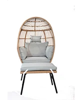 Spacious 400 lb Capacity Egg Chair for Ultimate Relaxation