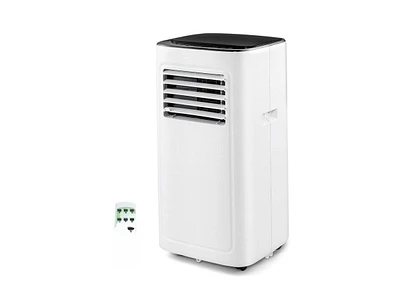 Slickblue 3-in-1 9000 Btu Air Conditioner with Dehumidifier and 24H Timer-White