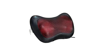 Slickblue Shiatsu Pillow Massager with Heat Deep Kneading for Shoulder Neck and Back