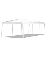 Slickblue 10 x 30 Feet Gazebo Canopy Tent with Connection Stakes and Wind Ropes