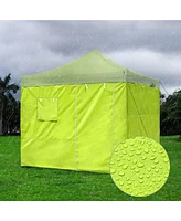 InstaHibit 10x6.5 Ft Pop up Canopy Sidewall Kit Door Window Block Out 4 Pieces