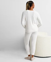 State of Day Women's Indulge & Rest Chenille Packaged Pajama Set, Created for Macy's