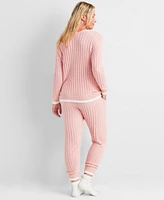 State of Day Women's Indulge & Rest Chenille Packaged Pajama Set, Created for Macy's