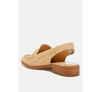 Rag & Co Nemykin Woven Strap Slingback Loafers